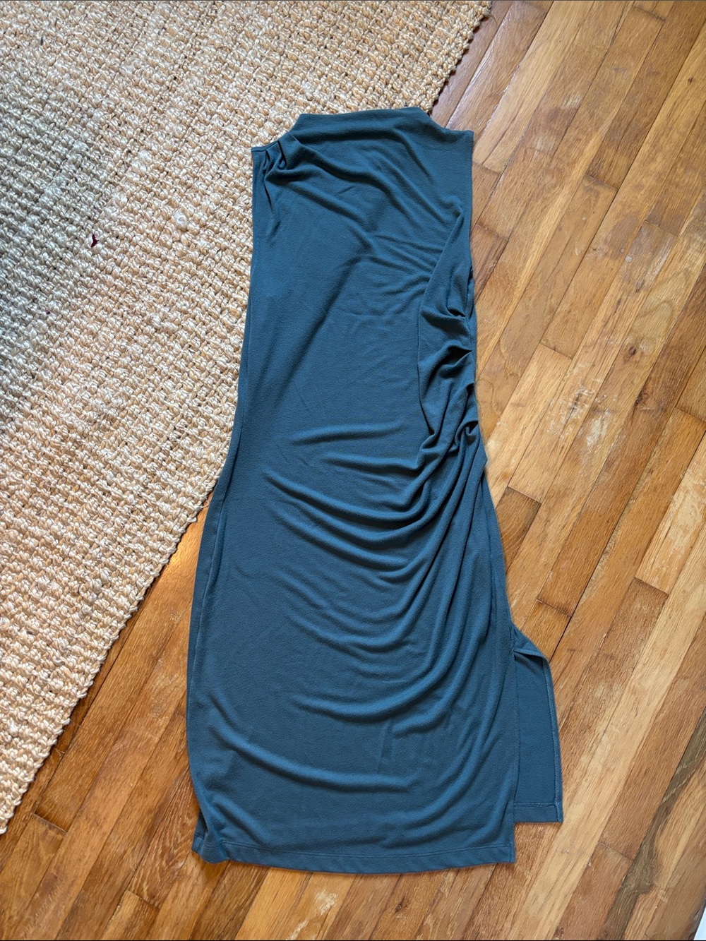 Banana Republic Teal Sleeveless Mock Neck Top